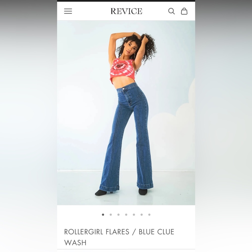 Revice roller girl high waisted jeans